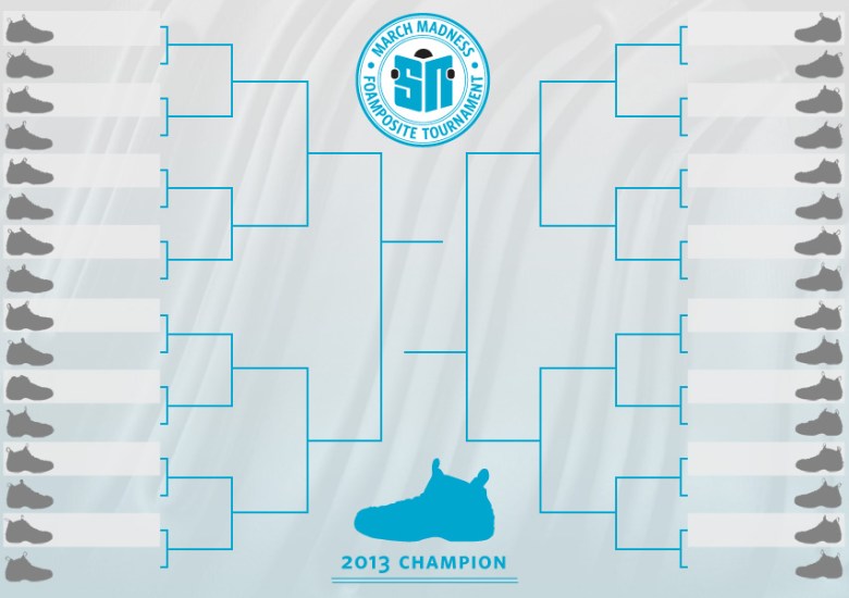 Sneaker News March Madness Foamposite Tournament – 2013