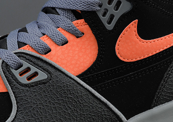Nike Air Flight '89 - Black - Bright Citrus - Cool Grey