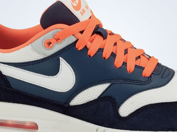 Nike Air Max 1 - Total Crimson - Sail - Squadron Blue - Obsidian