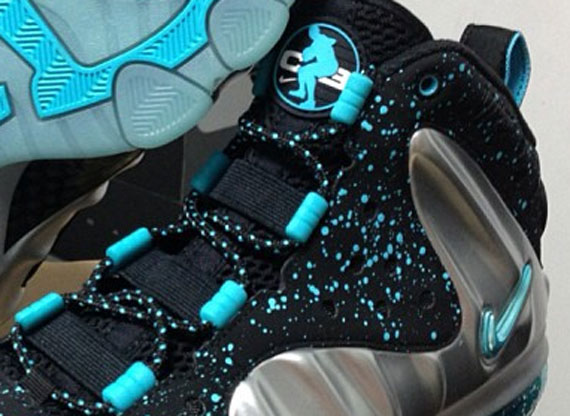 Nike Barkley Posite Max - Pure Platinum - Cyber Blue