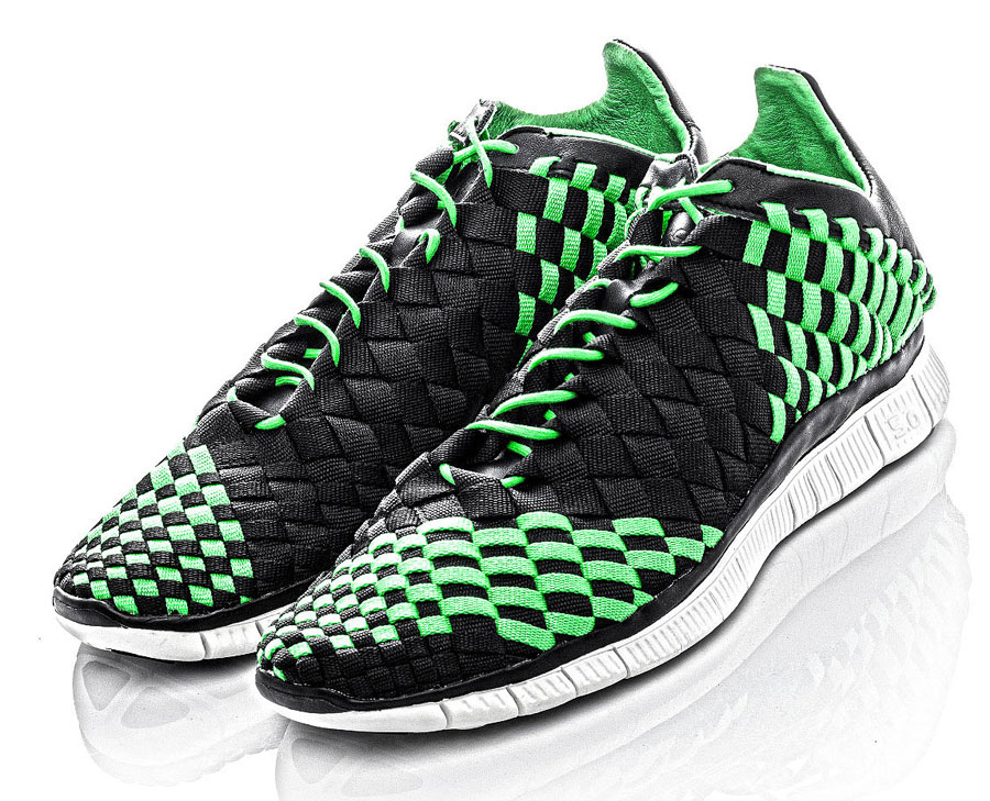 Nike Free Inneva Woven Black Poison Green Sail 07