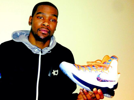 Nike Kd V White Multi Color