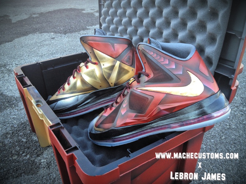 Nike Lebron X Ironman 3 Customs By Mache For Lebron James 03
