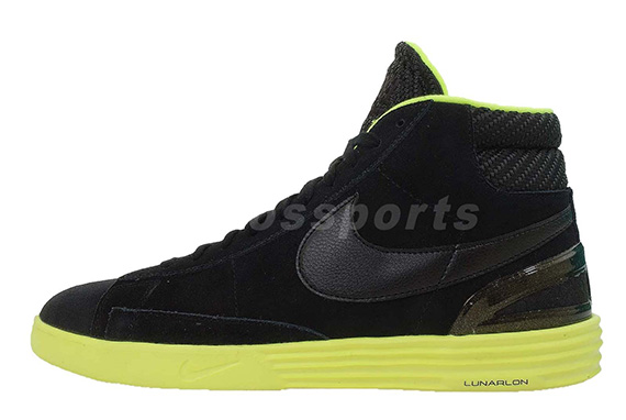 Nike Lunar Blazer Black Volt Available 1