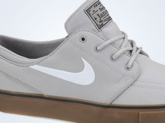 Nike Janoski - Wolf Grey - Gum Medium Brown - White