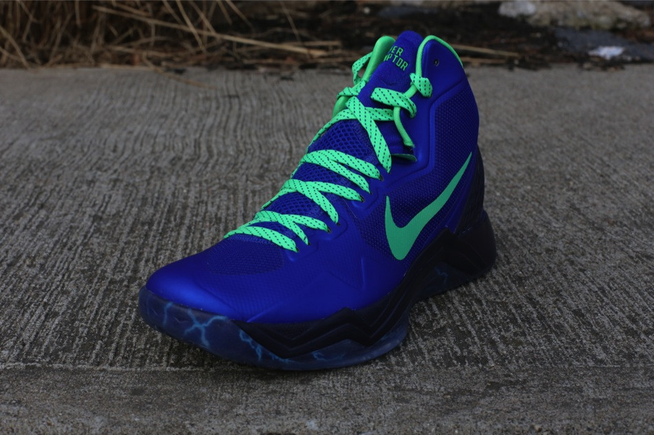 Nike Zoom Hyperdisruptor Hyper Blue Poison Green Blackened Blue 2