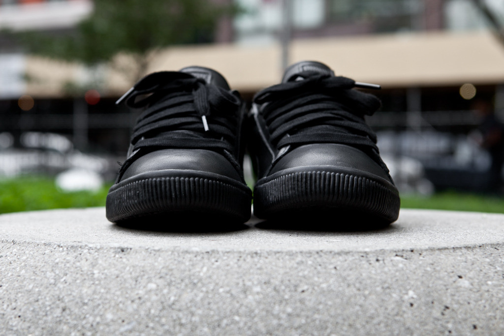 Puma Clyde Luxe Black 4