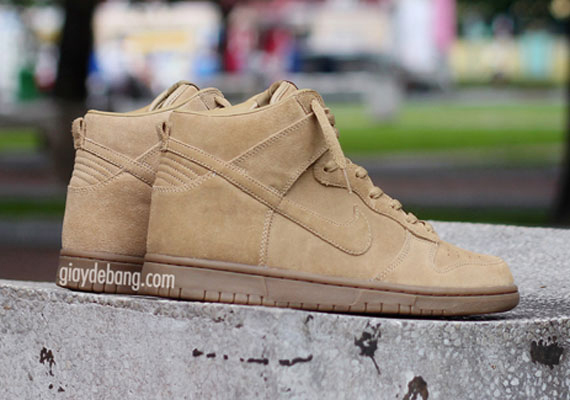 Apc Nike Dunk High Beige 1