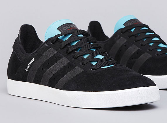 adidas Skateboarding Busenitz ADV - Black - Aqua Blue