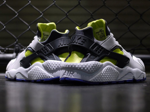 Nike Air Huarache – White – Cyber – Anthracite – Blue