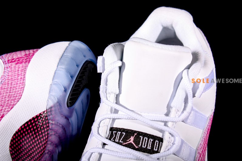 Air Jordan 11 Low Gs Pink Snakeskin 05