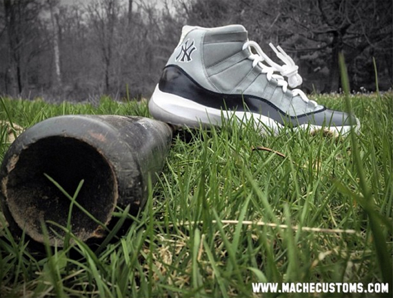 Air Jordan XI “Yankees” Customs by Mache