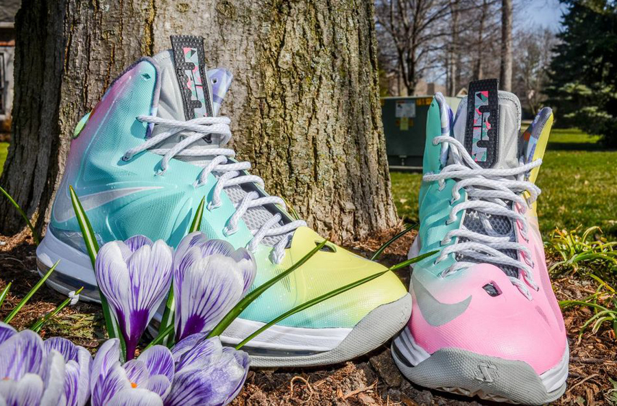 Lebron X Easter Prism 3