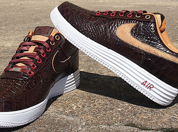 Nike Air Force 1 Lunar Bespoke "Reversed Cork" by Slovadon