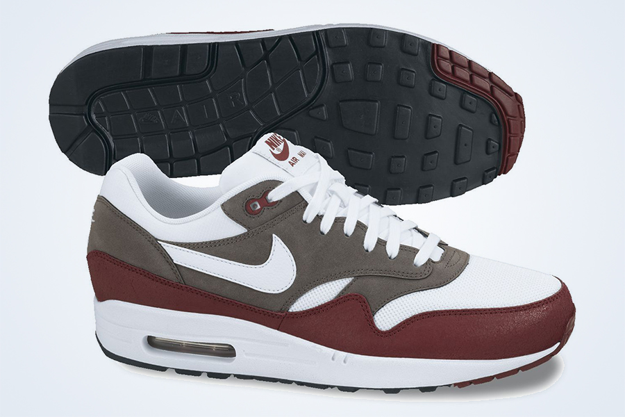 Nike Air Max 1 Essential Team Red White Petra Brown Black August 2013