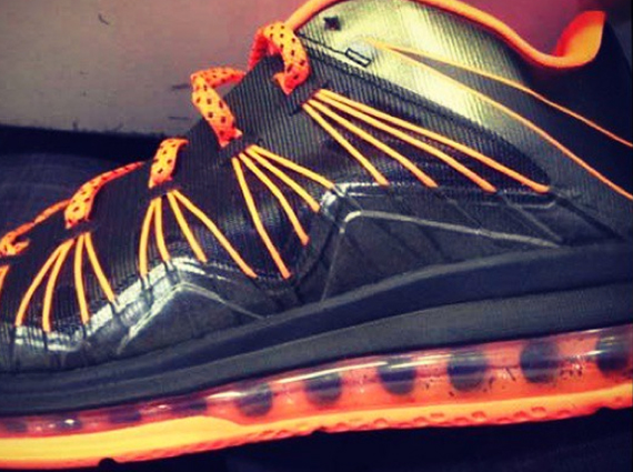 Nike Air Max Lebron X Low Black Orange