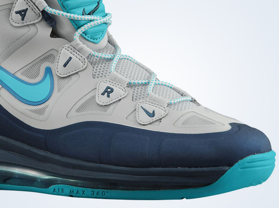 Nike Air Max Uptempo Fuse 360 Pure Platinum Sport Turquoise Squadron Blue Neo Turquoise 2