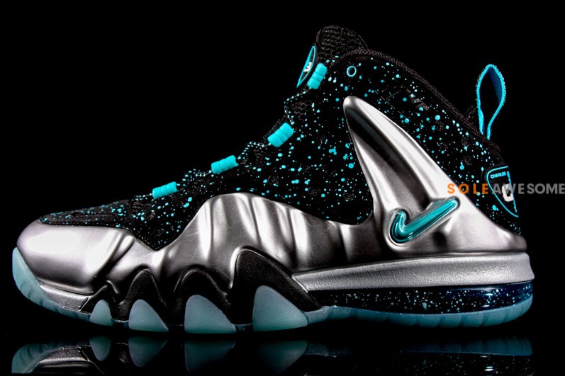 Nike Barkley Posite Max Pure Platinum Black Cyber Blue 10