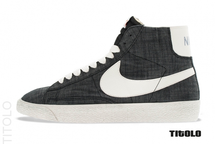 Nike Blazer Mid Prm Vntg Canvas Black Sail Stealth 1