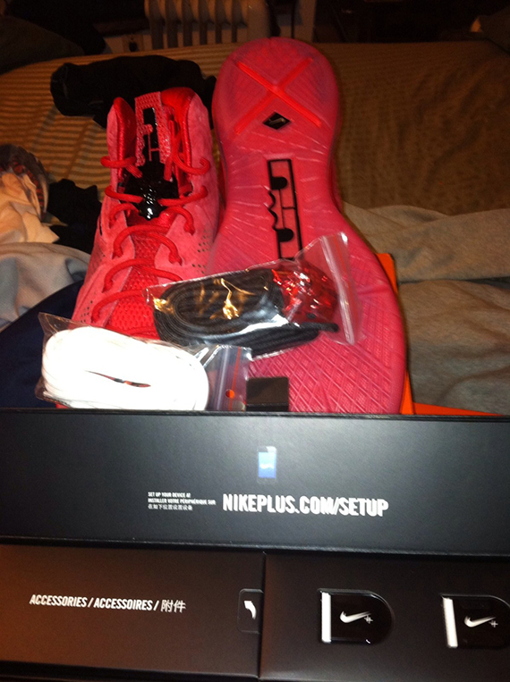 Nike Lebron X Ext Red Black 2