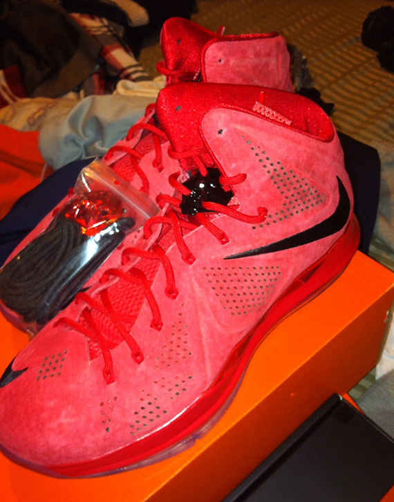 Nike Lebron X Ext Red Black 4