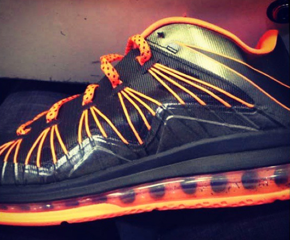 Nike Lebron X Low Black Orange