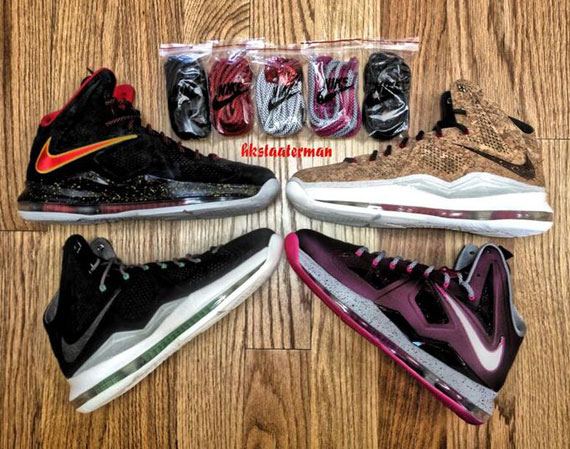 Nike Lebron X Miami Heat Black Suede Pe 2