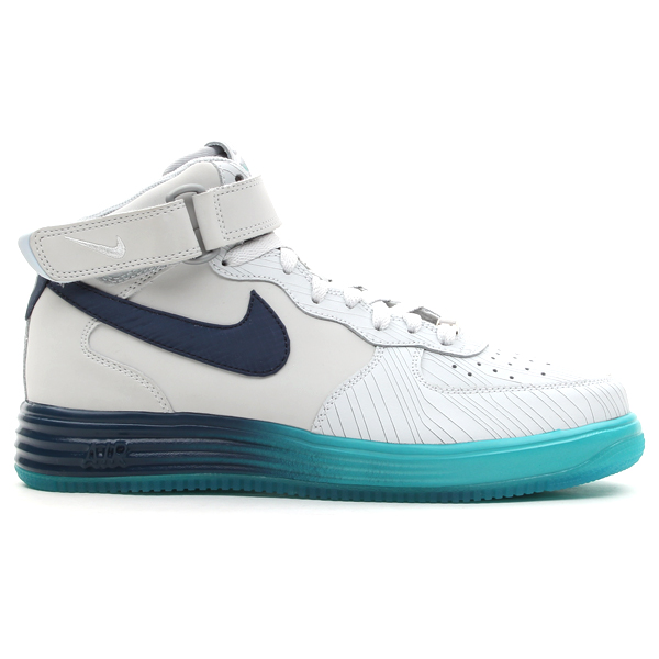 Nike Lunar Force 1 Mid Pure Platinum Squadron Blue Sport Turquoise 1