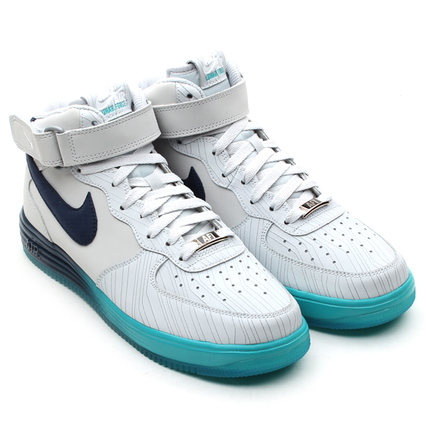 Nike Lunar Force 1 Mid Pure Platinum Squadron Blue Sport Turquoise 2