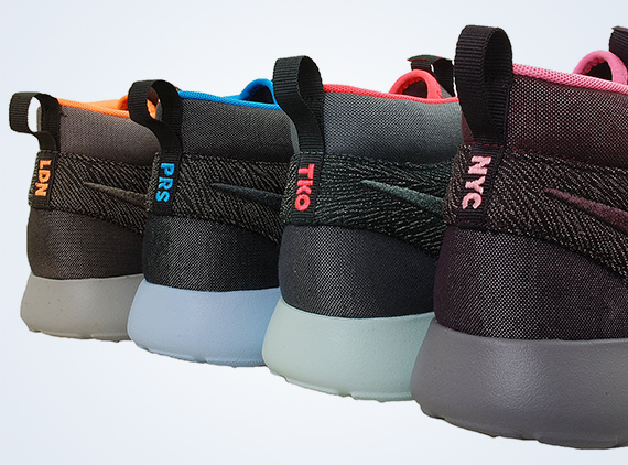 Nike Roshe Run Mid “City Pack” – Release Reminder