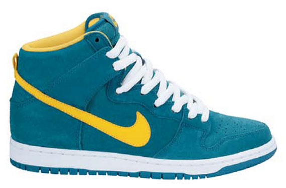 Nike Sb Dunk High Blue Yellow Fall 2013