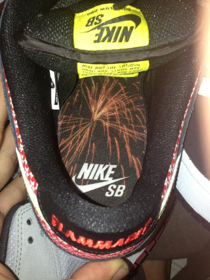 Nike Sb Dunk Low Flammable Sample