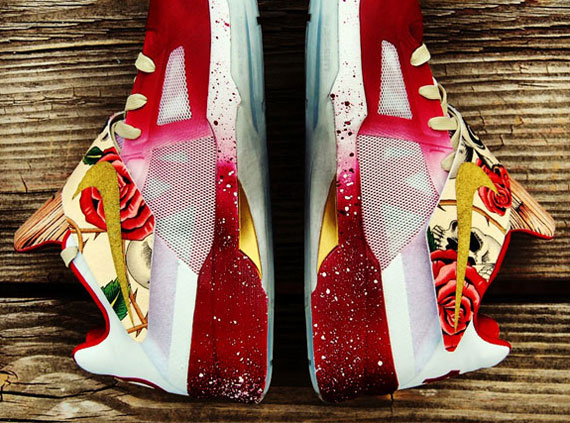 Nike Zoom KD IV "Before He Rose" Customs by GourmetKickz
