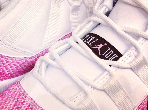 Pink Snakeskin Air Jordan 11