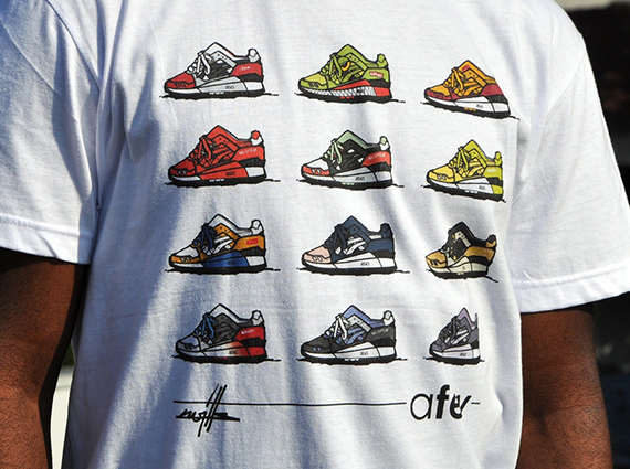 Afew x Kwills "Best of Asics Gel Lyte III" Shirt