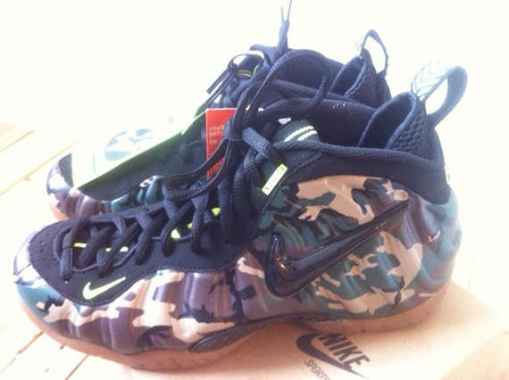 Air Foamposite Pro Camo Volt 4
