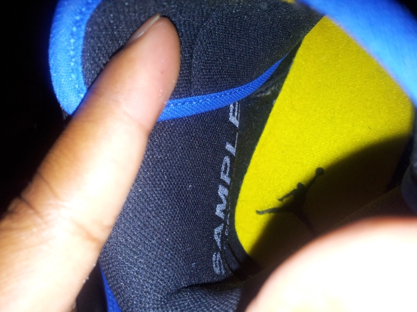 Air Jordan 1 Royal Black Orange Unreleased Sample 01