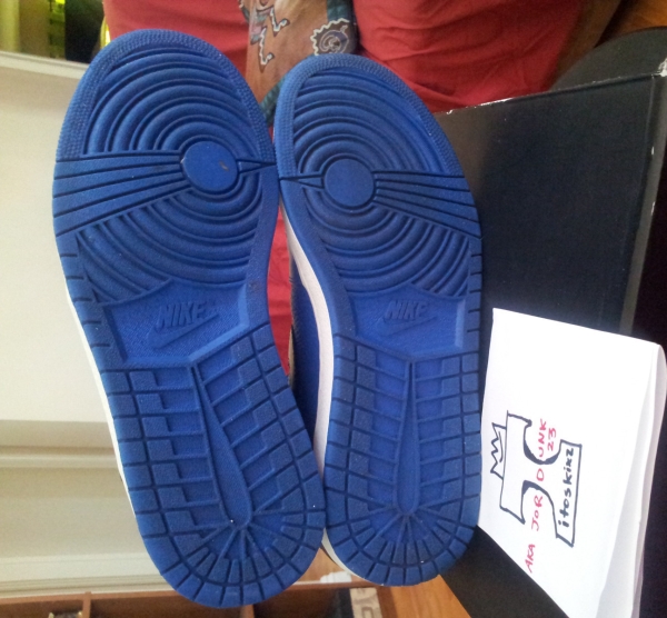 Air Jordan 1 Royal Black Orange Unreleased Sample 02