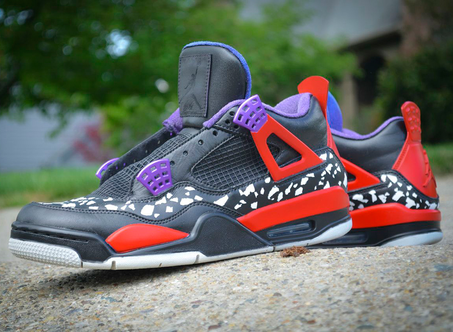 Air Jordan IV "Area 72" Customs by DMC Kicks