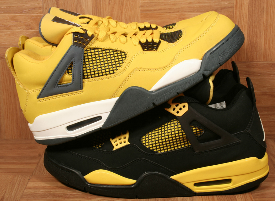 Air Jordan Iv Thunder And Lightning