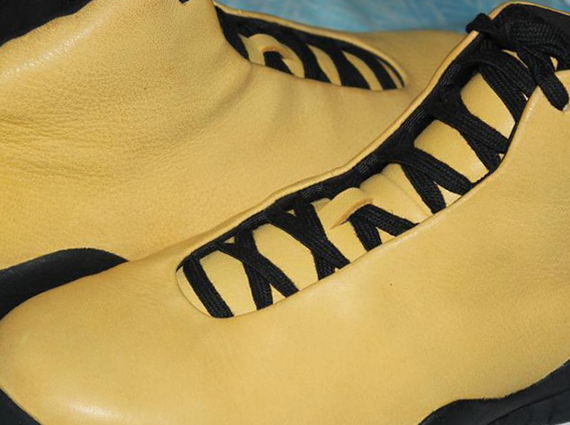 Air Jordan X - Yellow Seamless Sample