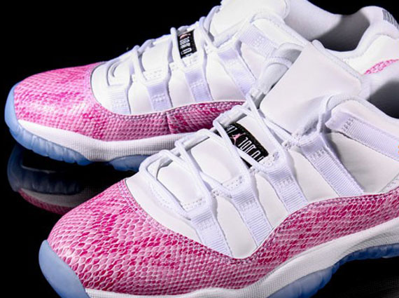 Air Jordan Xi Low Gs Pink Snakeskin Release Date 1