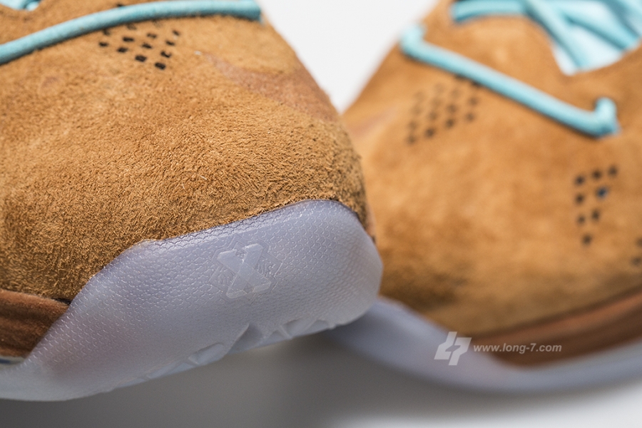 Brown Suede Nike Lebron X Ext 08
