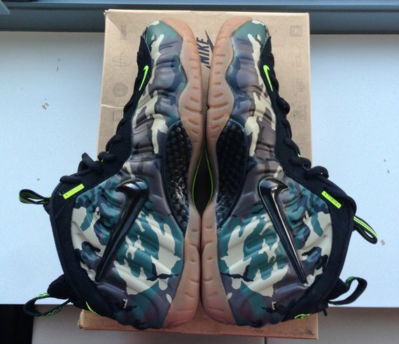 Camo Foamposite Pro Volt 4