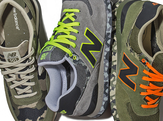 New Balance 574 + 501 "Camo Pack"