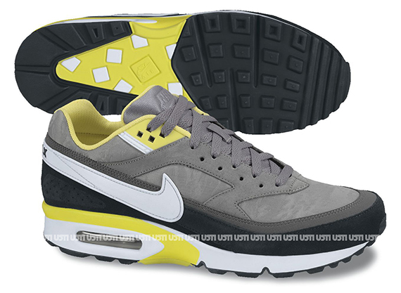 Nike Air Classic Bw Textile Camo Grey Yellow