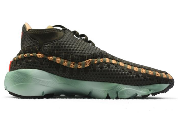 Nike Air Footscape Woven Chukka Deep Smoke Melon Tint Black 1