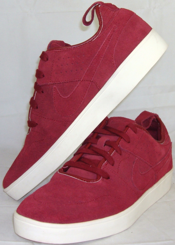 Nike Courtside Suede Maroon Sail Unreleased Sample 05