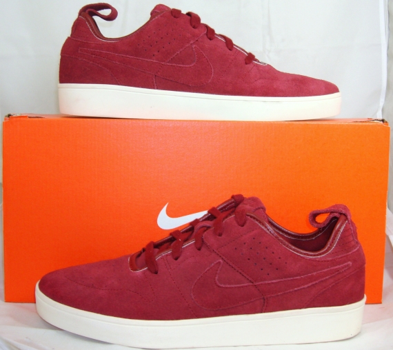 Nike Courtside Suede Maroon Sail Unreleased Sample 07