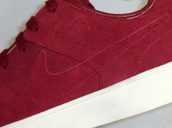 Nike Courtside Suede - Maroon - Sail | Unreleased Sample
